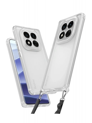 Newface Xiaomi Redmi Note 14 Pro 5G Kılıf Penta Silikon Kılıf - Şeffaf