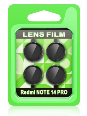 Newface Xiaomi Redmi Note 14 Pro 5G Raze Metal Kamera Lens - Siyah