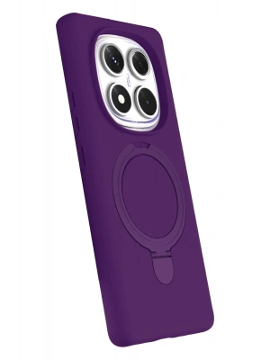 Newface Xiaomi Redmi Note 14 Pro 5G Regal Magsafe Standlı Kapak - Derin Mor