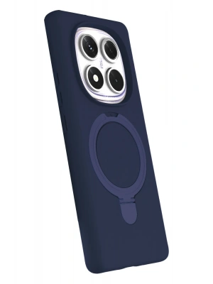 Newface Xiaomi Redmi Note 14 Pro 5G Regal Magsafe Standlı Kapak - Lacivert