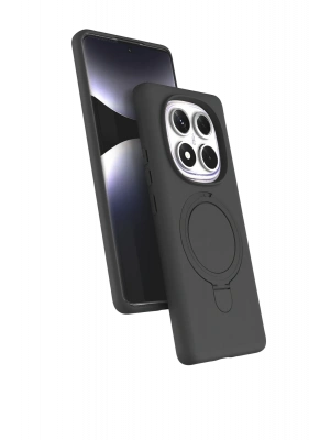 Newface Xiaomi Redmi Note 14 Pro 5G Regal Magsafe Standlı Kapak - Titan Gri