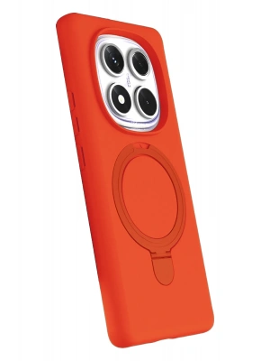 Newface Xiaomi Redmi Note 14 Pro 5G Regal Magsafe Standlı Kapak - Turuncu