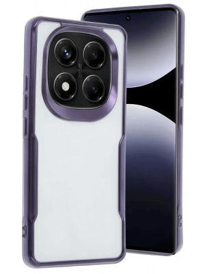 Newface Xiaomi Redmi Note 14 Pro Plus Kılıf Boyi Silikon Kapak - Derin Mor