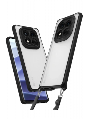 Newface Xiaomi Redmi Note 14 Pro Plus Kılıf Penta Silikon Kılıf - Siyah