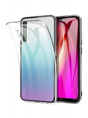 Newface Xiaomi Redmi Note 8 Kılıf Lüx Şeffaf Silikon