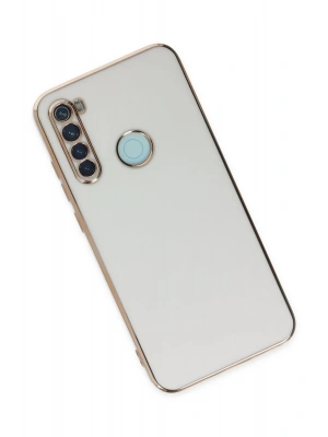 Newface Xiaomi Redmi Note 8 Kılıf Volet Silikon - Beyaz