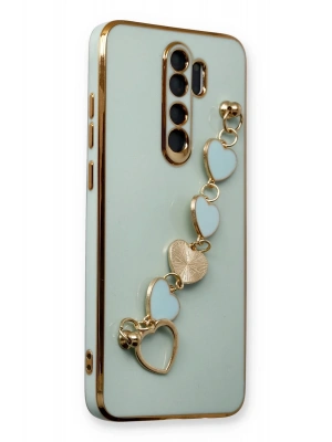 Newface Xiaomi Redmi Note 8 Pro Kılıf Esila Silikon - Su Yeşili