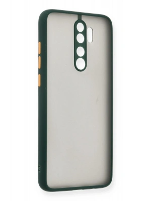 Newface Xiaomi Redmi Note 8 Pro Kılıf Montreal Silikon Kapak - Yeşil