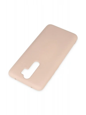 Newface Xiaomi Redmi Note 8 Pro Kılıf Nano içi Kadife Silikon - Pudra
