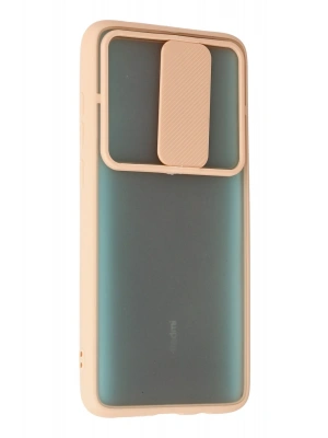 Newface Xiaomi Redmi Note 8 Pro Kılıf Palm Buzlu Kamera Sürgülü Silikon - Pembe