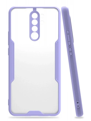 Newface Xiaomi Redmi Note 8 Pro Kılıf Platin Silikon - Lila