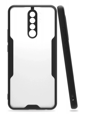 Newface Xiaomi Redmi Note 8 Pro Kılıf Platin Silikon - Siyah