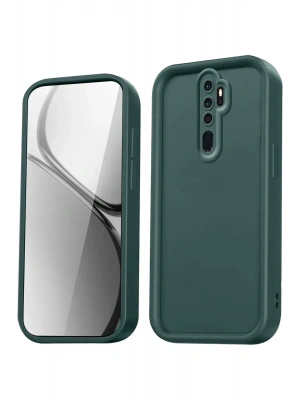 Newface Xiaomi Redmi Note 8 Pro Kılıf Viera Silikon - Koyu Yeşil