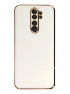Newface Xiaomi Redmi Note 8 Pro Kılıf Volet Silikon - Beyaz