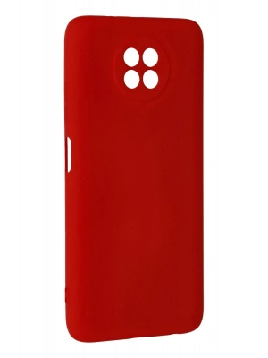 Newface Xiaomi Redmi Note 9 5G Kılıf Nano içi Kadife Silikon - Kırmızı