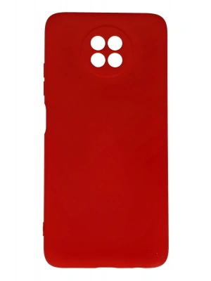 Newface Xiaomi Redmi Note 9 5G Kılıf Nano içi Kadife Silikon - Kırmızı