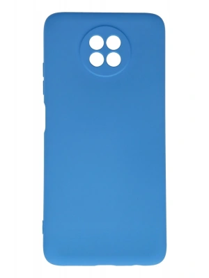 Newface Xiaomi Redmi Note 9 5G Kılıf Nano içi Kadife Silikon - Mavi