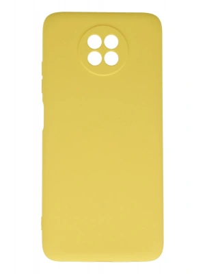 Newface Xiaomi Redmi Note 9 5G Kılıf Nano içi Kadife Silikon - Sarı