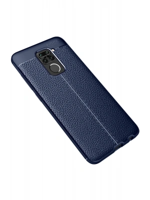 Newface Xiaomi Redmi Note 9 Kılıf Auto Focus Kapak - Lacivert