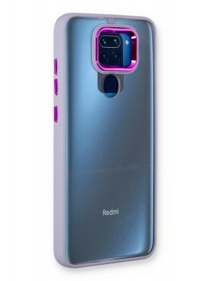 Newface Xiaomi Redmi Note 9 Kılıf Dora Kapak - Lila