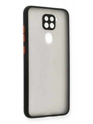 Newface Xiaomi Redmi Note 9 Kılıf Montreal Silikon Kapak - Siyah