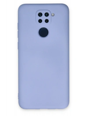 Newface Xiaomi Redmi Note 9 Kılıf Nano içi Kadife Silikon - Lila