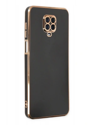 Newface Xiaomi Redmi Note 9 Pro Kılıf Volet Silikon - Siyah