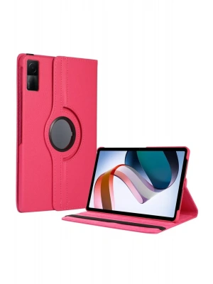 Newface Xiaomi Redmi Pad SE 4G Kılıf 360 Tablet Deri Kılıf - Pembe