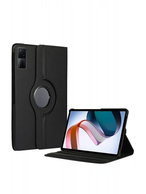 Newface Xiaomi Redmi Pad SE 4G Kılıf 360 Tablet Deri Kılıf - Siyah