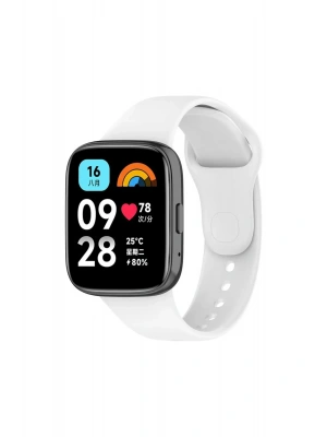 Newface Xiaomi Redmi Watch 3 Active Klasik Kordon - Beyaz