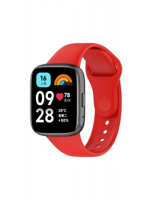 Newface Xiaomi Redmi Watch 3 Active Klasik Kordon - Kırmızı
