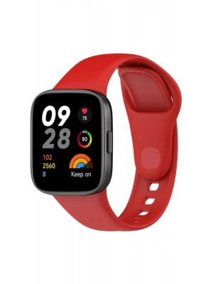 Newface Xiaomi Redmi Watch 3 Klasik Kordon - Kırmızı