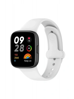 Newface Xiaomi Redmi Watch 3 Origin Silikon Kordon - Beyaz