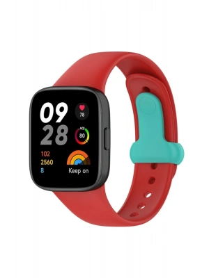 Newface Xiaomi Redmi Watch 3 Origin Silikon Kordon - Kırmızı