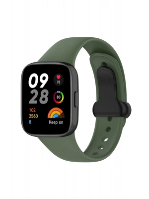 Newface Xiaomi Redmi Watch 3 Origin Silikon Kordon - Koyu Yeşil