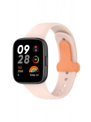 Newface Xiaomi Redmi Watch 3 Origin Silikon Kordon - Pudra