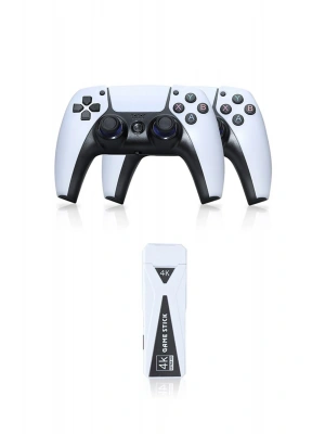 Newface Y5 64GB Android Dual Pad 4K Game Stick - Beyaz