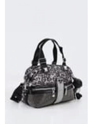 Olza Siyah Cilt Omuz Çantası