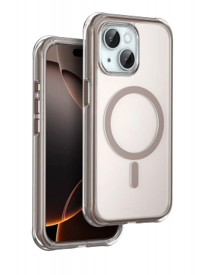 Onegif Apple iPhone 15 Hulk Magsafe Kapak - Çöl Titanyum