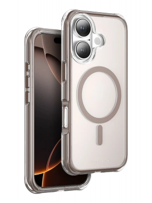 Onegif Apple iPhone 16 Hulk Magsafe Kapak - Çöl Titanyum