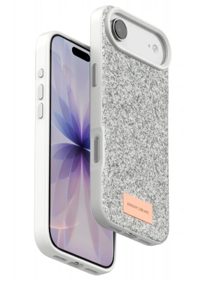 Onegif Apple iPhone 17 Air Bright Simli Kapak - Beyaz