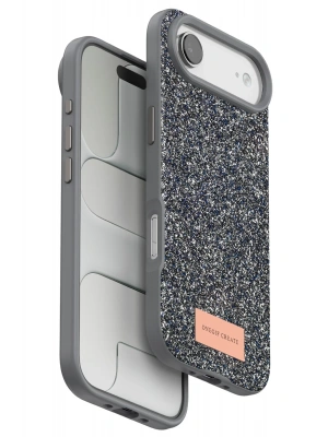 Onegif Apple iPhone 17 Air Bright Simli Kapak - Gümüş