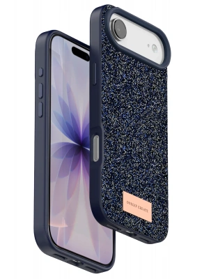 Onegif Apple iPhone 17 Air Bright Simli Kapak - Mavi