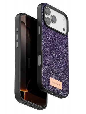 Onegif Apple iPhone 17 Pro Max Bright Simli Kapak - Derin Mor