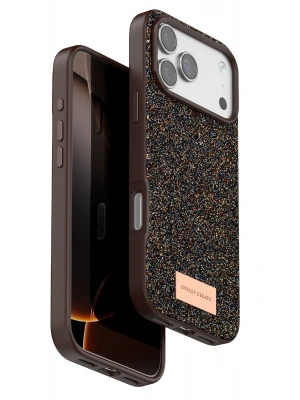 Onegif Apple iPhone 17 Pro Max Bright Simli Kapak - Gold