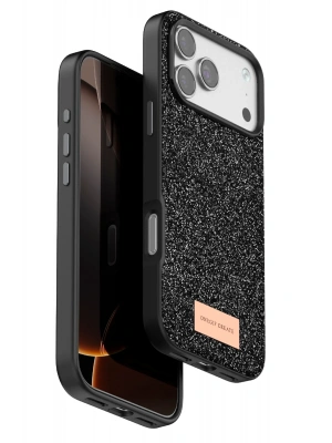 Onegif Apple iPhone 17 Pro Max Bright Simli Kapak - Siyah