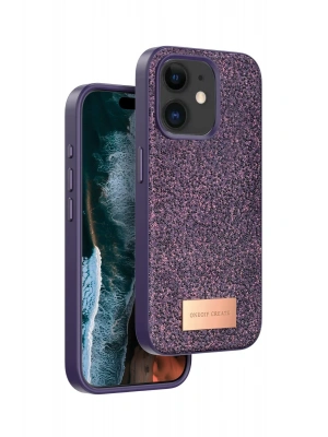 Onegif iPhone 11 Bright Simli Kapak - Derin Mor