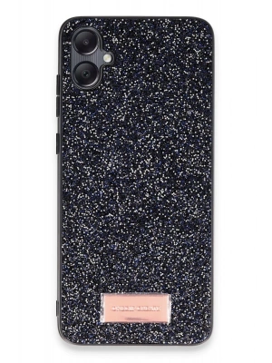 Onegif Samsung Galaxy A05 Bright Simli Kapak - Siyah