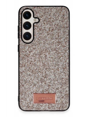 Onegif Samsung Galaxy A05S Bright Simli Kapak - Gold