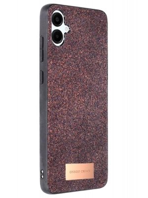 Onegif Samsung Galaxy A06 Bright Simli Kapak - Derin Mor